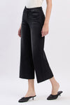 Vervet High Rise Crop Slim Wide Jeans
