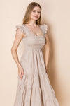 White Birch Sleeveless Solid Knit Dress