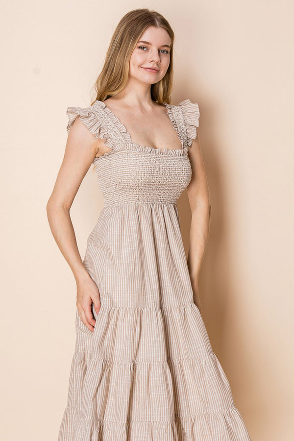 White Birch Sleeveless Solid Knit Dress