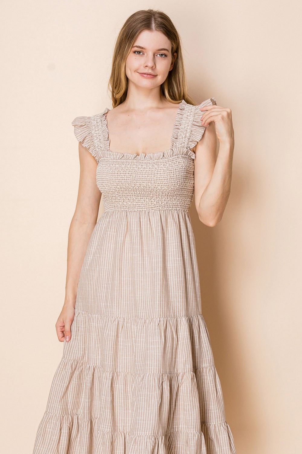 White Birch Sleeveless Solid Knit Dress