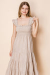 White Birch Sleeveless Solid Knit Dress