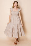 White Birch Sleeveless Solid Knit Dress