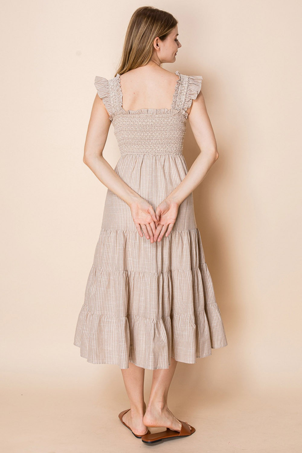 White Birch Sleeveless Solid Knit Dress