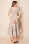White Birch Sleeveless Solid Knit Dress