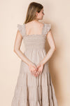 White Birch Sleeveless Solid Knit Dress