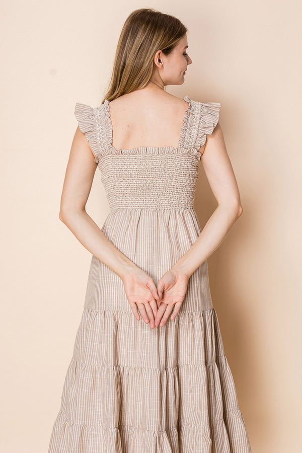 White Birch Sleeveless Solid Knit Dress