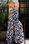 eesome Tiered Halter Neck Jumpsuit
