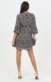 Angie V Neck Long Sleeve Short Dress