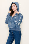 White Birch Long Sleeve Solid Knit Jacket - Curvy Size