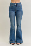 Judy Blue Hw Flare Tummy Control Double Button Wb