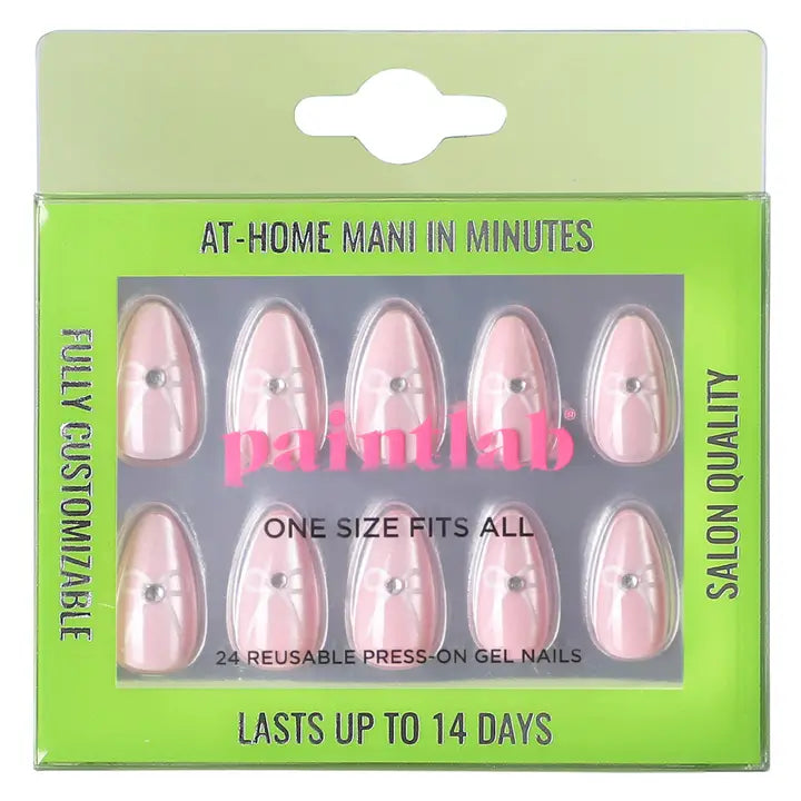 Paintlab Pink Coquette Press-On Nails