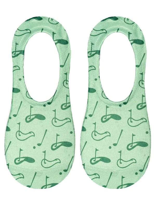 No-Show Liner Socks - Golf - Green