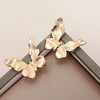 Textured Butterfly Stud Earrings