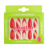 Paintlab Scarlet Swirl Press-On Nails