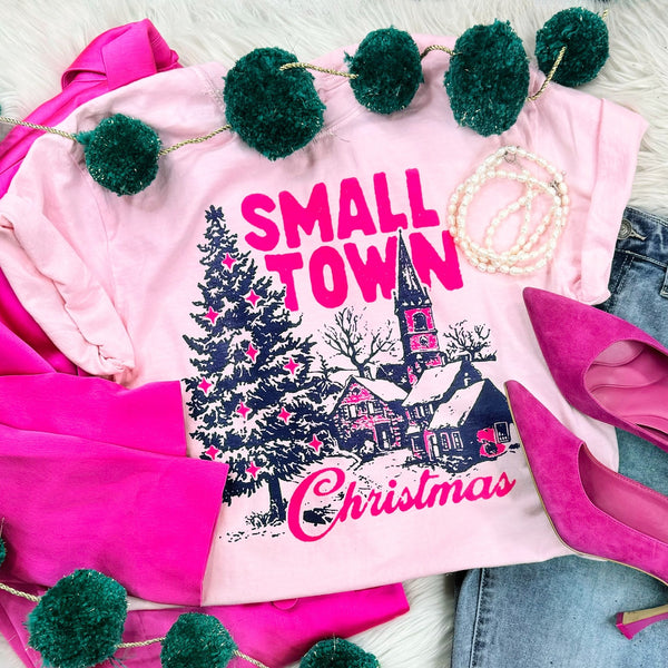 Small Town Christmas Graphic Tee