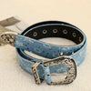 Trendy Western Boho Denim Belt