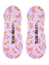 Living Royal No-Show Liner Socks - Butterfly Print - Pink