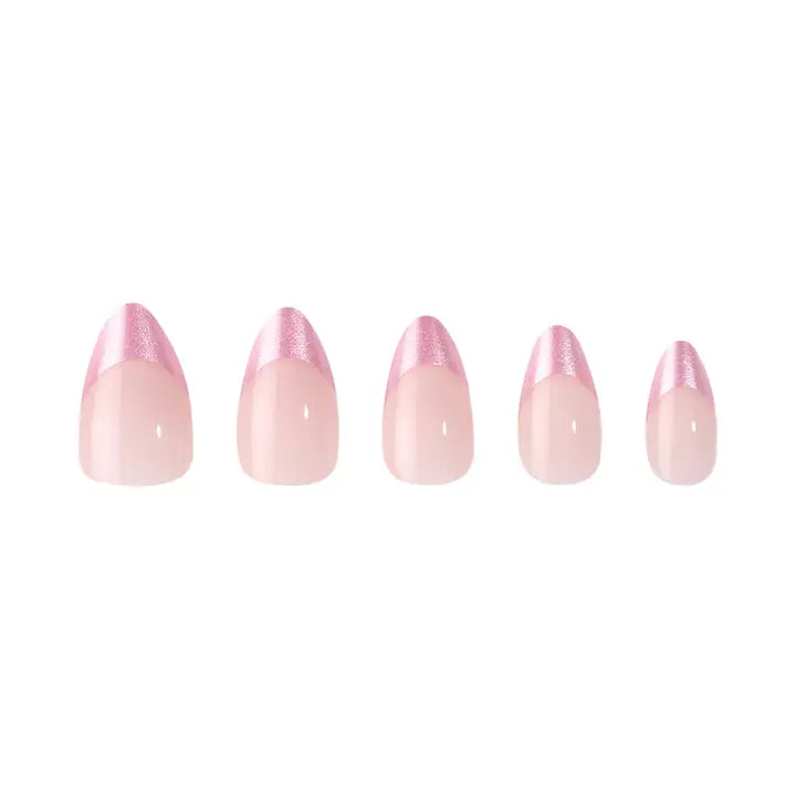Paintlab Chrome Pink Tips Press-On Nails