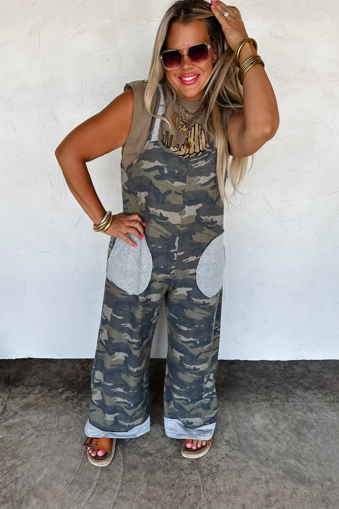 Ricki Camo Romper
