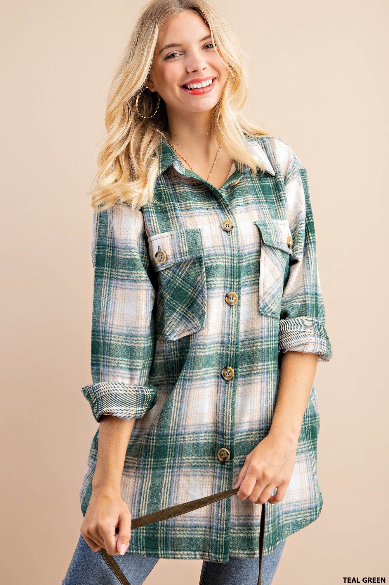 Plaid Shirt Jacket