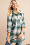 Plaid Shirt Jacket
