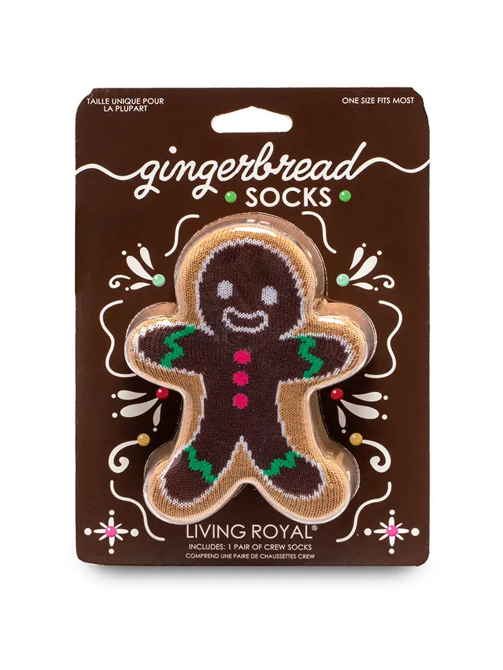 Gingerbread 3D Socks