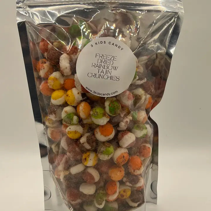Freeze Dried Rainbow Crunchies Tajin (Made W Tajin Skittles)