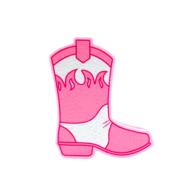 Western Pink Boot Sponge