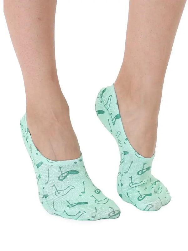 No-Show Liner Socks - Golf - Green