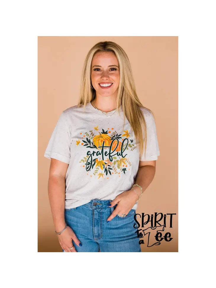 Grateful Leaves - Thanksgiving Tee