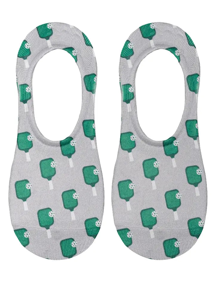 No-Show Liner Socks - Pickleball - Gray