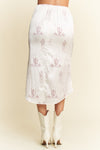 Davi & Dani Western Conversational Printed Midi Skirt