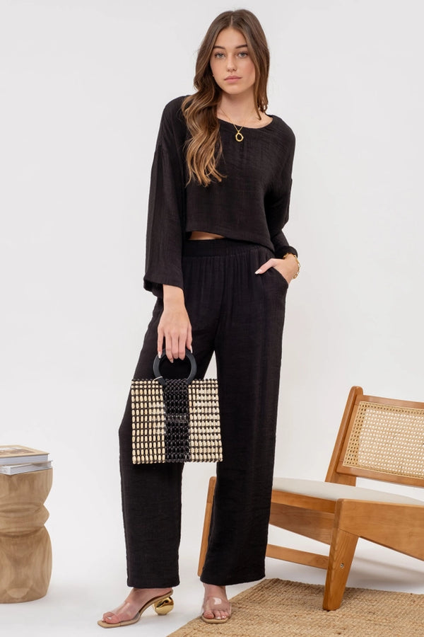 Blu Pepper Lightweight High Rise Pants