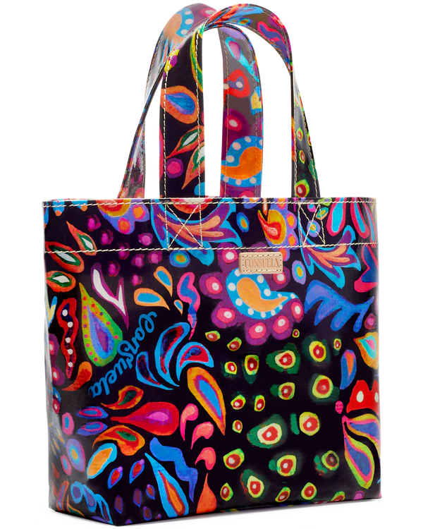 Consuela | Sophie Black Swirly Grab n' Go Mini Bag