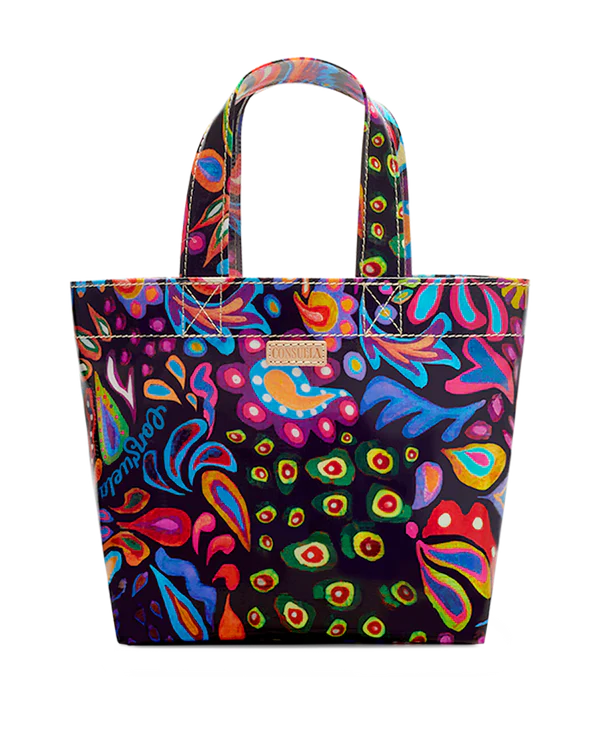 Consuela | Sophie Black Swirly Grab n' Go Mini Bag