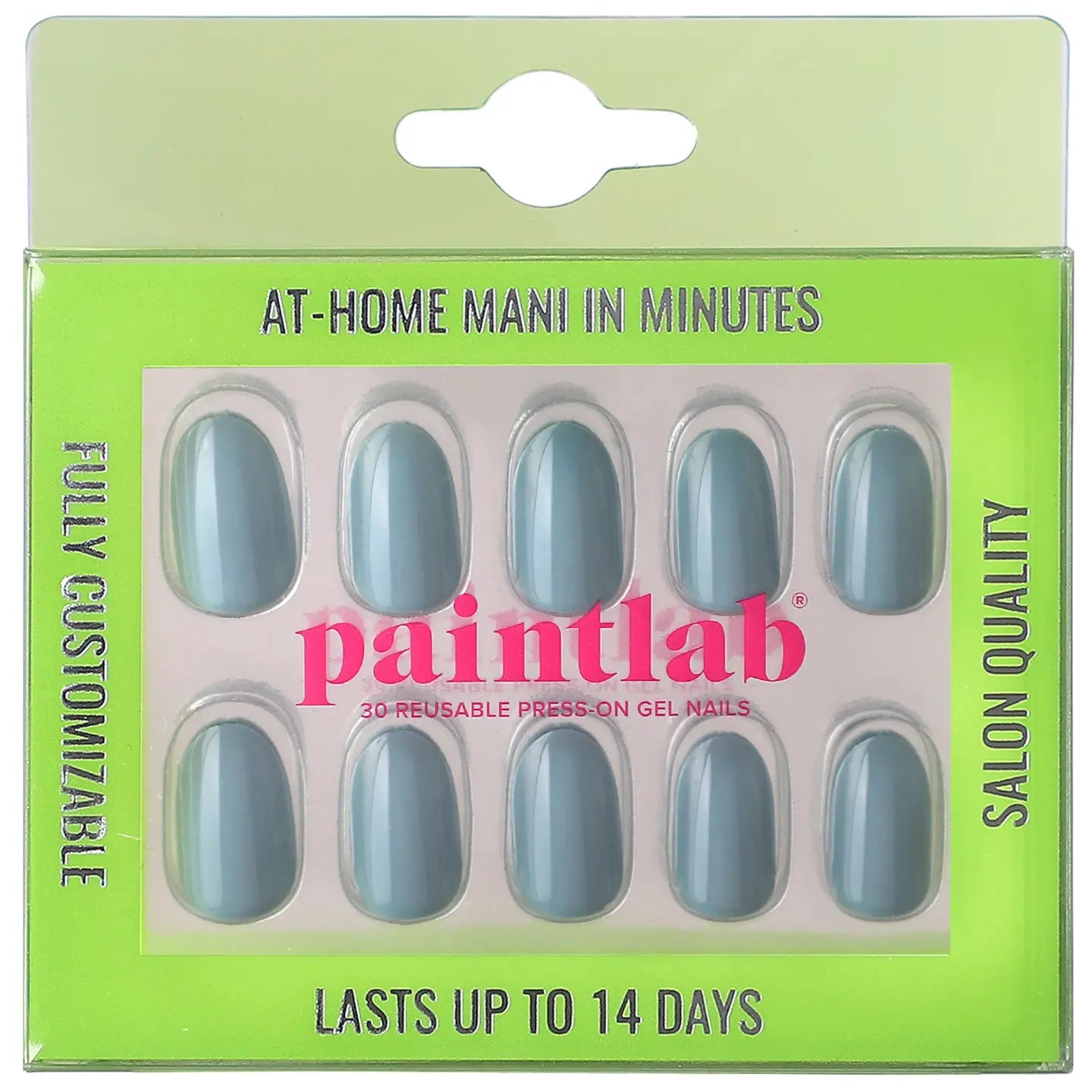 PaintLab Smokey Grey Press-On Nails
