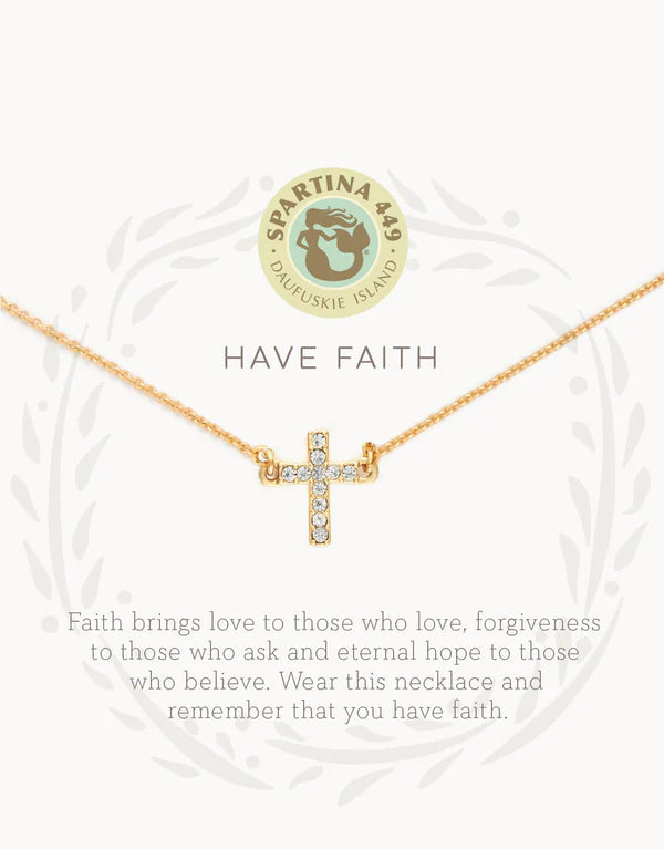 Sea La Vie Have Faith Necklace