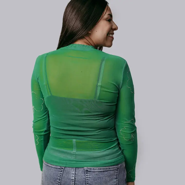 SALE Lucky Mesh Top