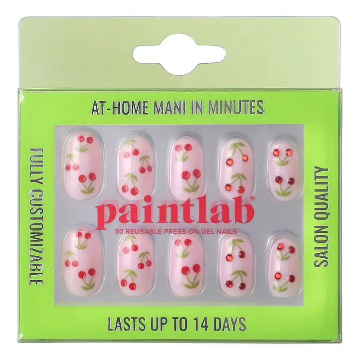 Paintlab Cherry Bomb Ii Press-On Nails
