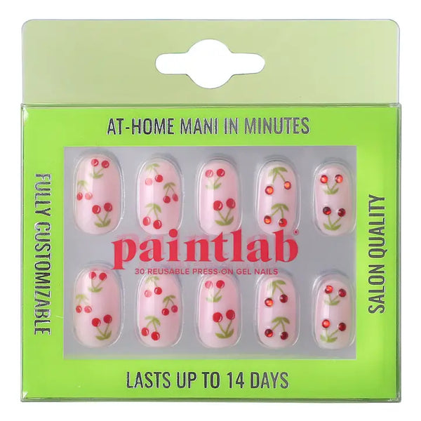 Paintlab Cherry Bomb Ii Press-On Nails