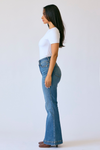 Judy Blue Hw Flare Tummy Control Double Button Wb- Petite