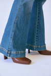 Judy Blue Hw Flare Tummy Control Double Button Wb- Petite
