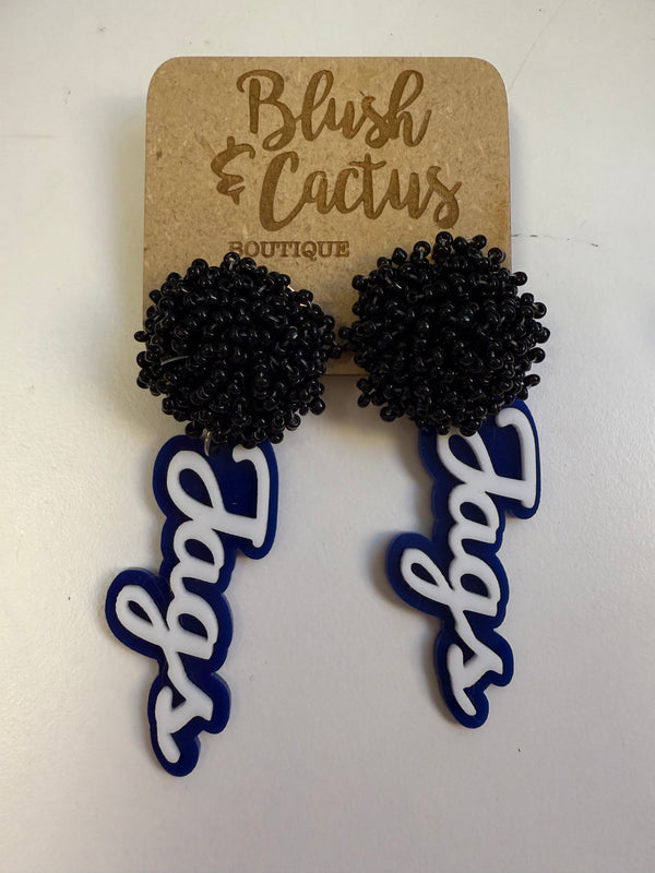 Jags & Vipers Custom Earrings
