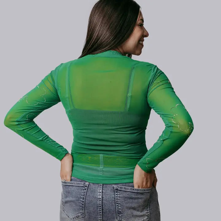 SALE Lucky Mesh Top
