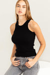 Stay Easy Ribbed Sweater Tank Top - 4 Colors