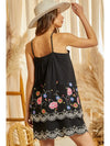 SALE Savanna Jane Woven Embroidered Shift