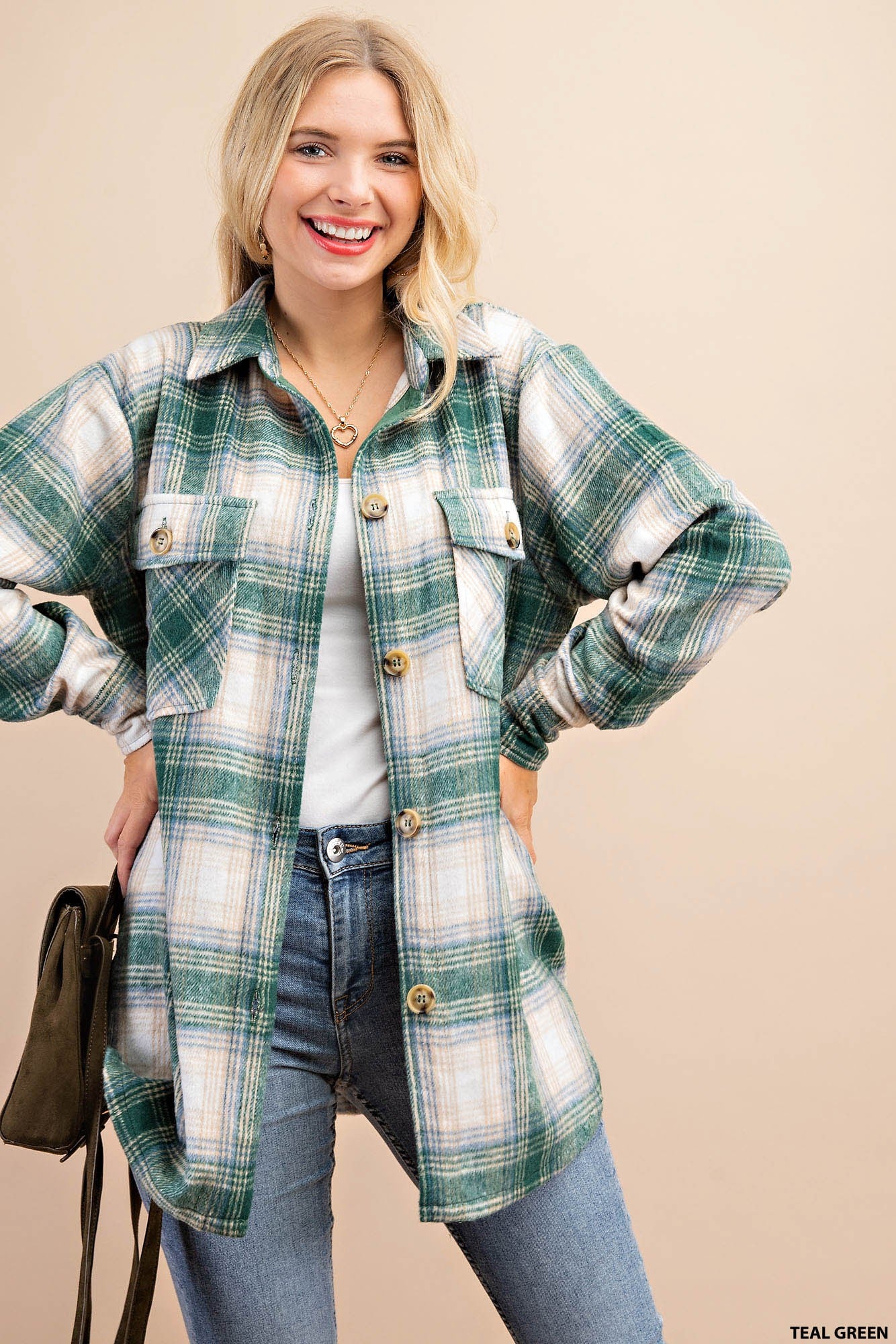 Plaid Shirt Jacket