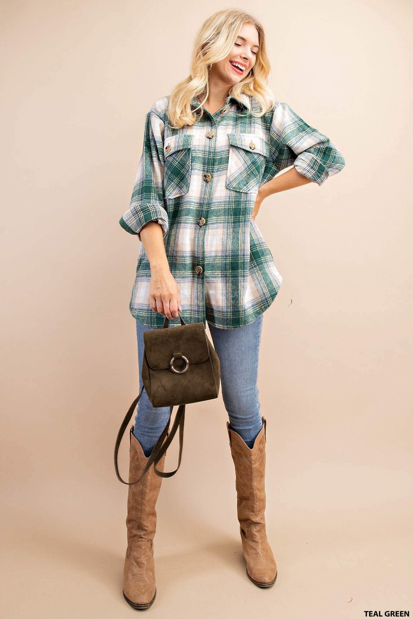 Plaid Shirt Jacket