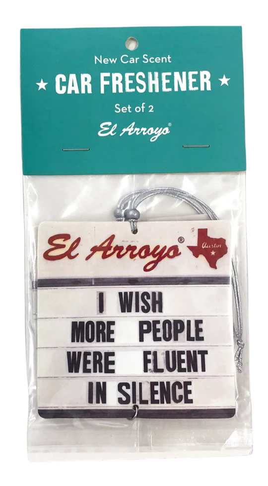 Car Air Freshener (2 Pack) - Fluent in Silence