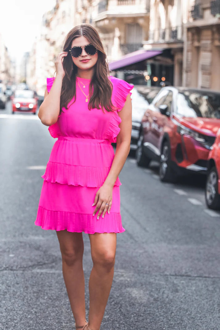 Party Time Ruffle Dress -2 Colors